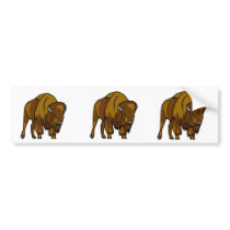 Bison Bumper Sticker