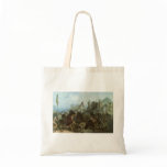 Bison Dance by Karl Bodmer Canvas Bags