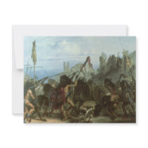 Bison Dance by Karl Bodmer Custom Invitations