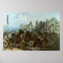 Bison Dance by Karl Bodmer Posters