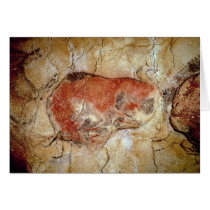 Bison from the Altamira Caves Card