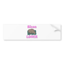 Bison Lover Bumper Stickers