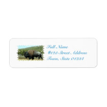 Bison  Mailing Labels