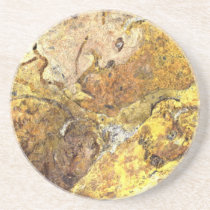 Bison pictograph coasters