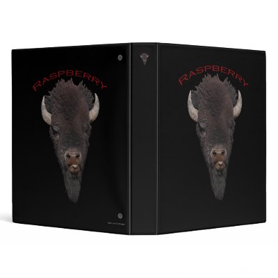 Bison Raspberry 3 Ring Binder by WorldDesign
