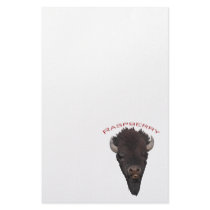 Bison Raspberry Customized Stationery