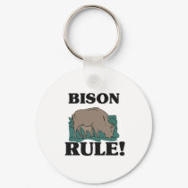 BISON Rule! keychains