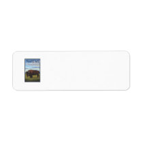 Bison Scene - Yellowstone National Park Return Address Labels