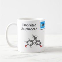 bisphenol A template mug ball and stick