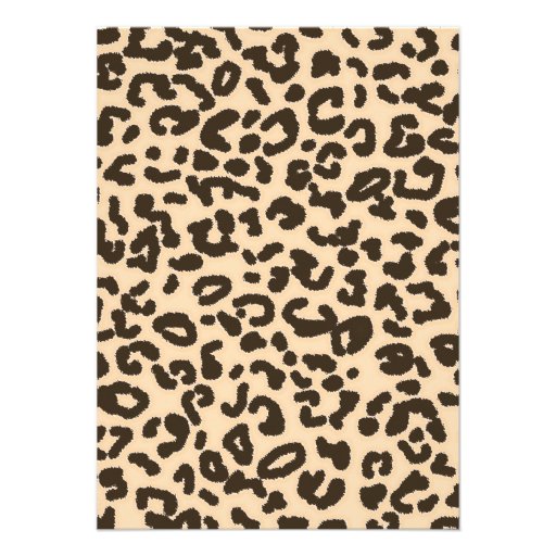 Bisque Color Leopard Print; Retro Chalkboard Announcements