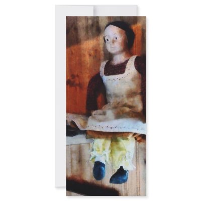 Bisque Doll For Sale Personalized Rack Card by SusanSavad