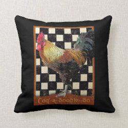Bisto Rooster Throw Pillows