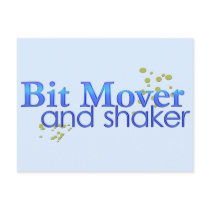 Bit Mover and Shaker Postcards