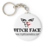 Bitch Face Logo Keychain