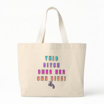 BITCH OWNS OWN BIKE bags by nhmystix BITCH OWNS OWN BIKE bags