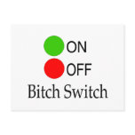 Bitch Switch Postcards