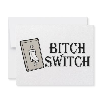 Bitch Switch Switch Personalized Invitation by CelebrationZazzle