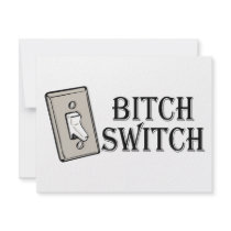Bitch Switch Switch Personalized Invitation