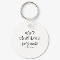 Bitch test keychains