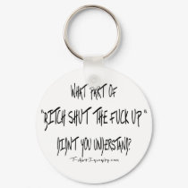 Bitch test keychains