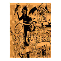 Bitches Brew Print/Poster by 40ozcomics Bitches Brew Print/Poster