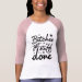Ladies 3/4 Sleeve Raglan (Fitted)