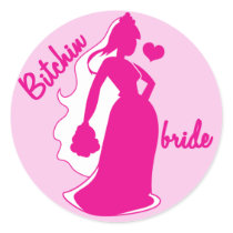 Bitchin Bride wedding marriage woman Sticker