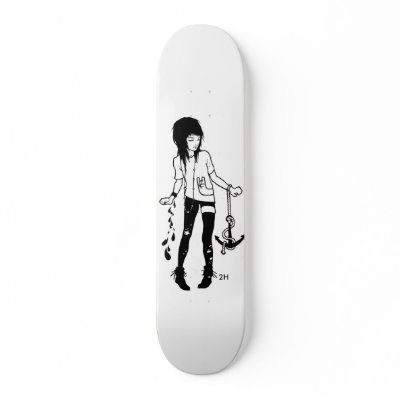 Bitchin Rocker Vixen Fixin Skate Board Decks by 2H_JosephMcSween