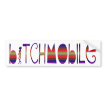 BITCHMOBILE Bumper Sticker bumper stickers
