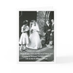 Bitchy Bride Matron of Honor request Greeting Cards