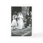 Bitchy Bride Matron of Honour request Greeting Cards