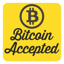 Bitcoin Accepted Sticker Sets stickers