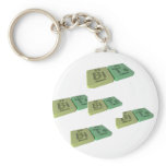 Bite as Bi Bismuth and Te Tellurium Keychain