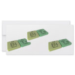 Bite as Bi Bismuth and Te Tellurium Customized Rack Card