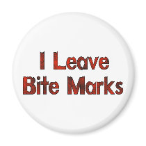 Bite Marks Fridge Magnets
