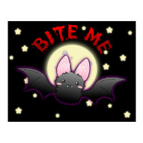 Bite Me Bat Print