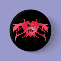 Bite Me Button by MidnightAkita Bite Me Button