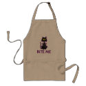 Bite Me! Cat Gift Designs Adult Apron