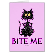 Bite Me! Cat Gift Designs Cards