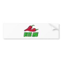 Bite Me - Chile Pepper Bumper Sticker