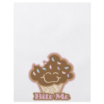 bite me chocolate cupcake flyers