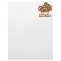 bite me chocolate cupcake letterhead design