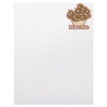 bite me chocolate cupcake letterhead