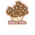 bite me chocolate cupcake t-shirts by cupcakewear bite me chocolate cupcake t-shirts