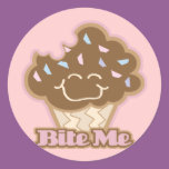 bite me chocolate cupcake