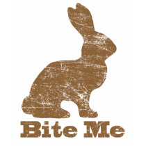 Bite Me Chocolate Easter Bunny T Shirt