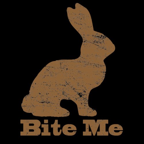 Bite Me Chocolate Easter Bunny T Shirt