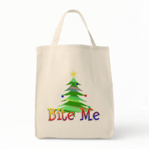 Bite Me Christmas Tree bags