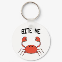 BITE Me crab keychain