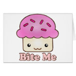 Bite Me Cupcake Greeting Cards